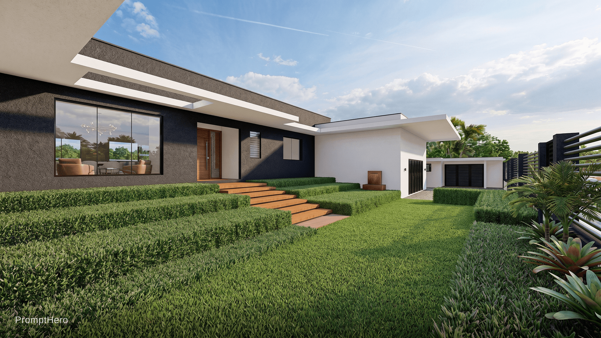 AI generated: Respect the volume, materials, and all the architectural elements of the image, so that it looks ver...