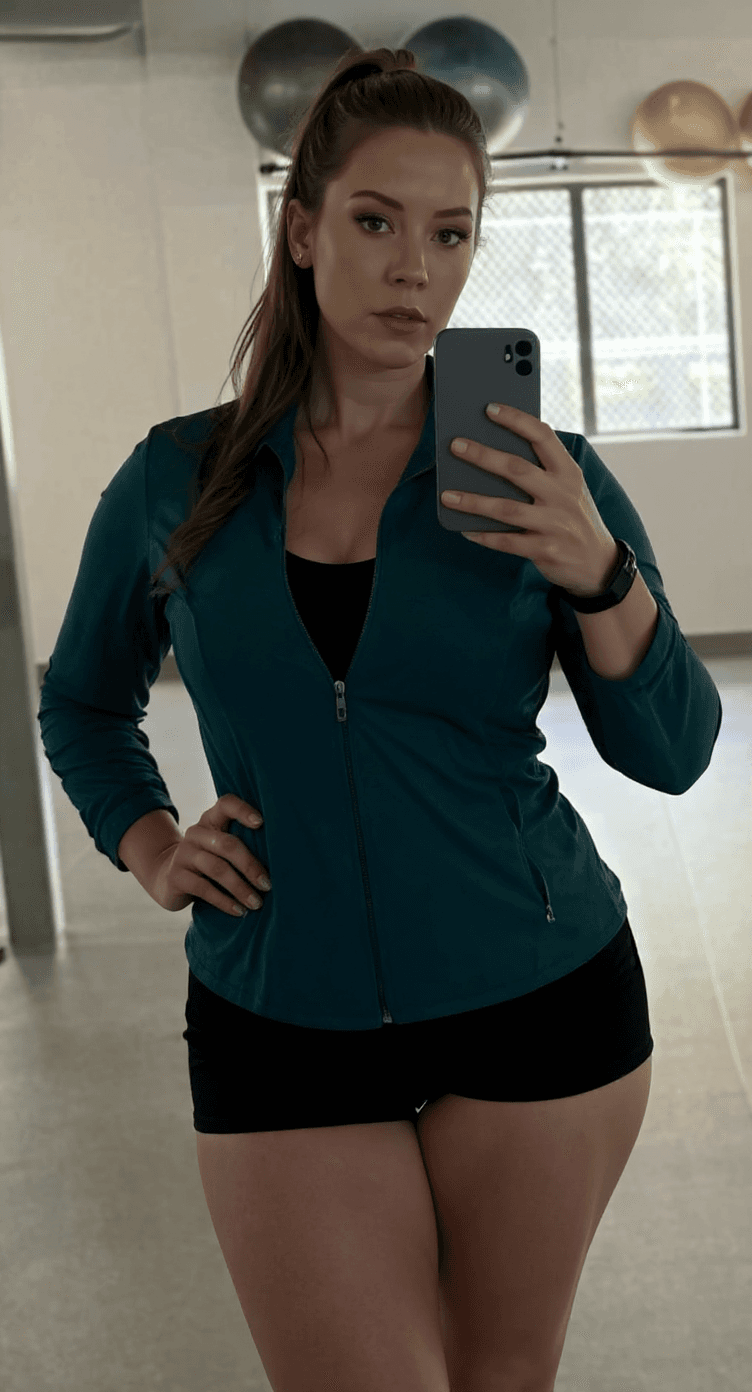 AI generated: Beautiful . Voluptuous  tall woman. Pony tail. Objectively beautiful. Exotically Entrancing. More be...