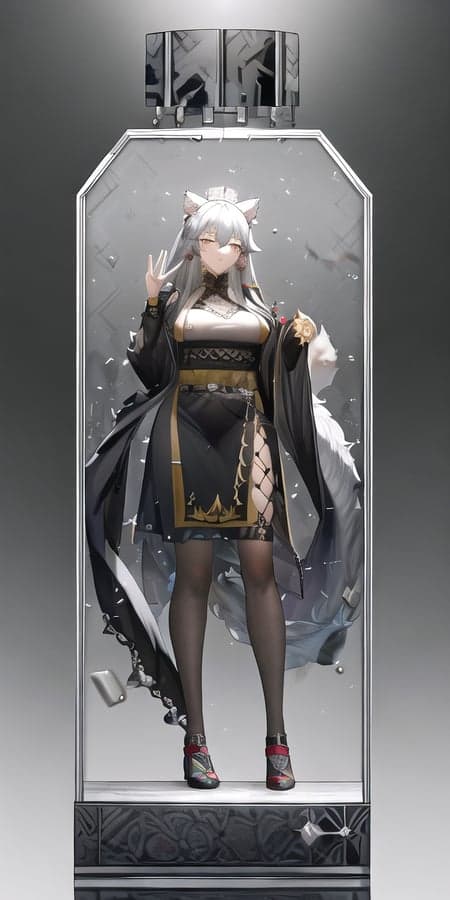 girl in glass bottle - Image 4