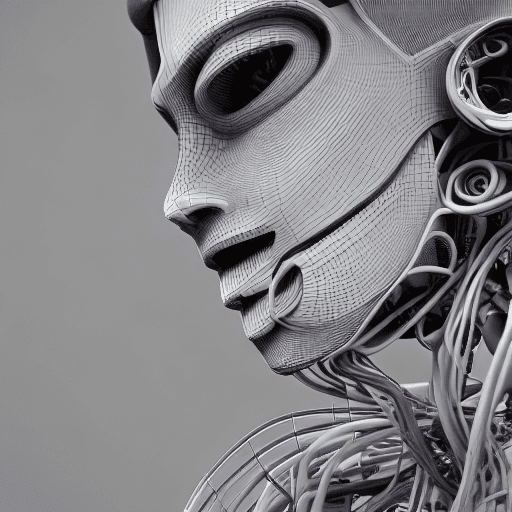 AI generated: Intricate 3d renders ultra-detailed male robot faces, beautiful porcelain profiles, cyborgs, robot p...