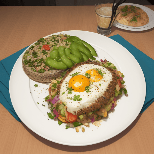 AI generated: ultra realistic photo of an ultra healthy meal on a plate