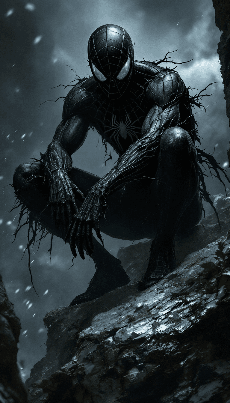 AI generated: The evil spiderman. bleak, somber, dramatic, highly detailed, dramatic, mysterious,
SilverPulse