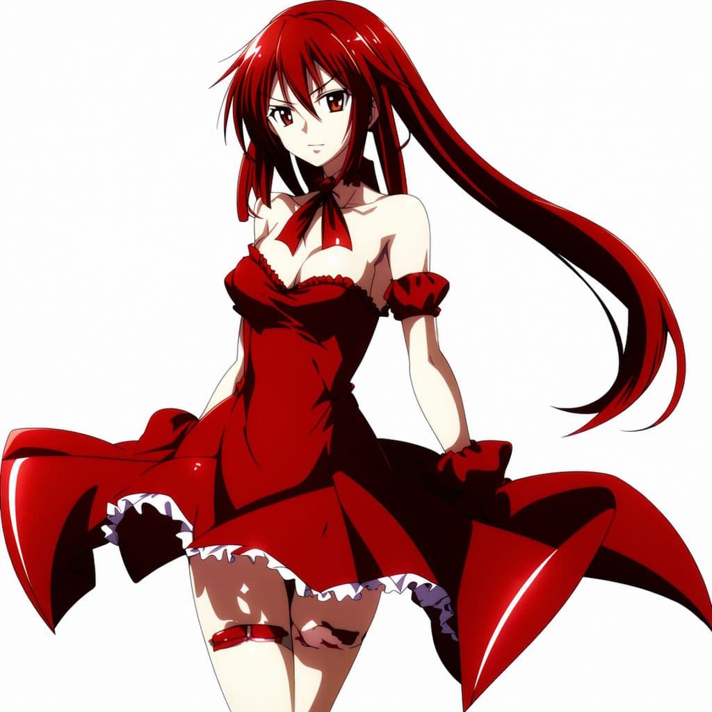AI generated: Rias gremory de grande pechos de high school dxd 
