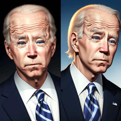 AI generated: Joe Biden that looks like Pinocchio