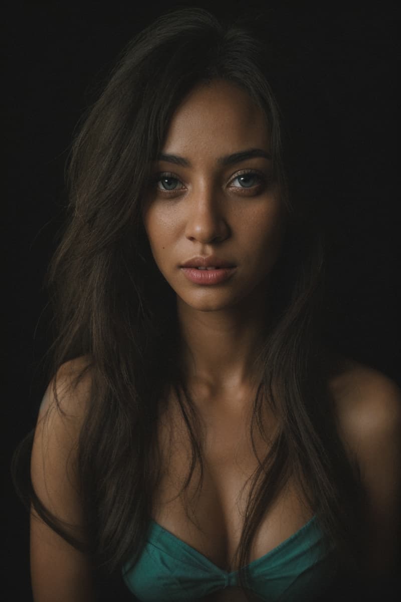 AI generated: photograph of a young (shyly:0.8) (smiling:0.8) (scantly:1.1) clad (curvy:0.9) African (Ethiopian:1....