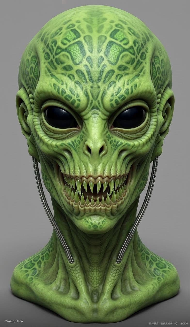 AI generated:  greenalien