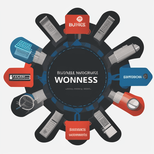 AI generated: workflow image, business, logo, versatile, unique, striking and creative, business model, innovation...
