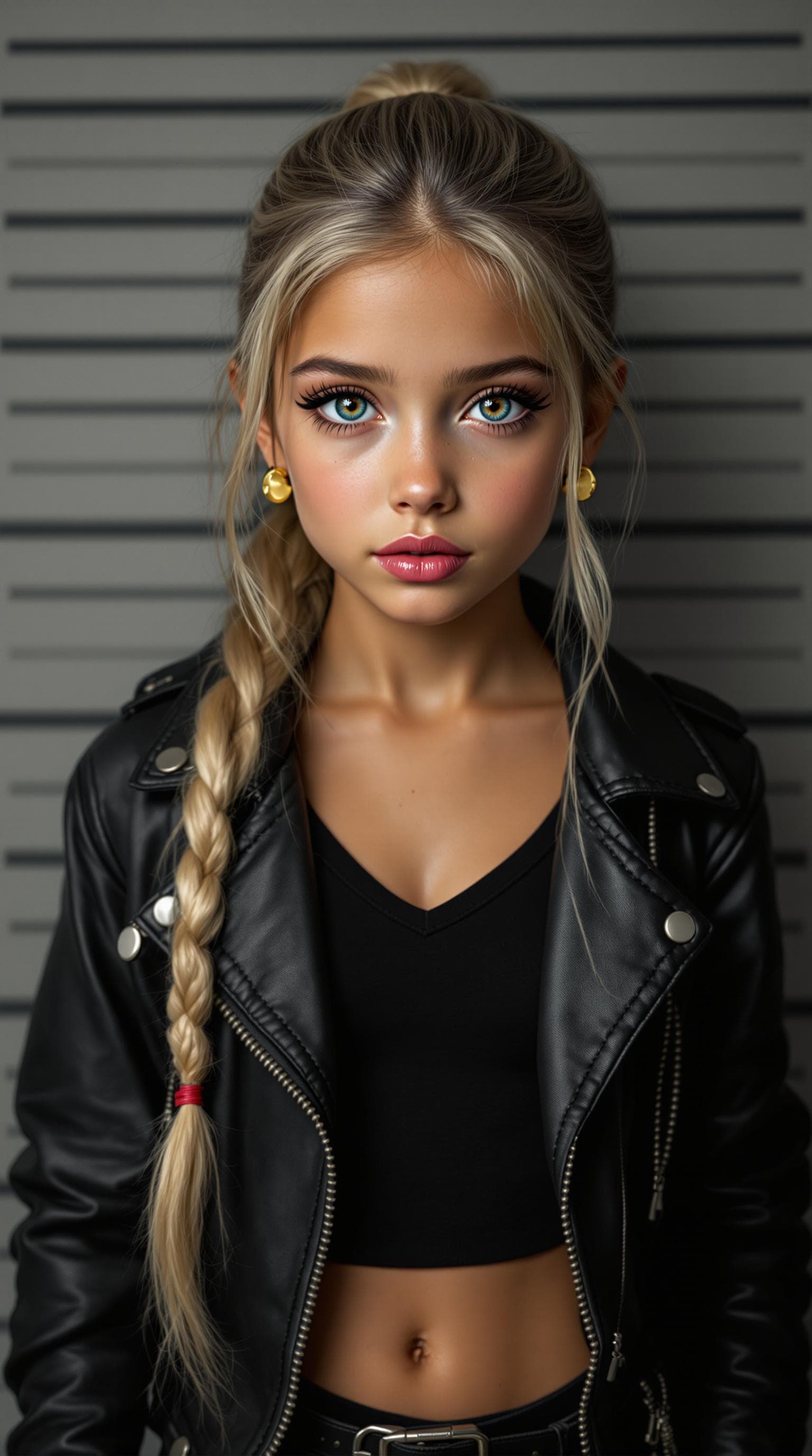 AI generated: a professional photo of a exceptionally beautiful girl in the world (age 7), (seven year old), highl...