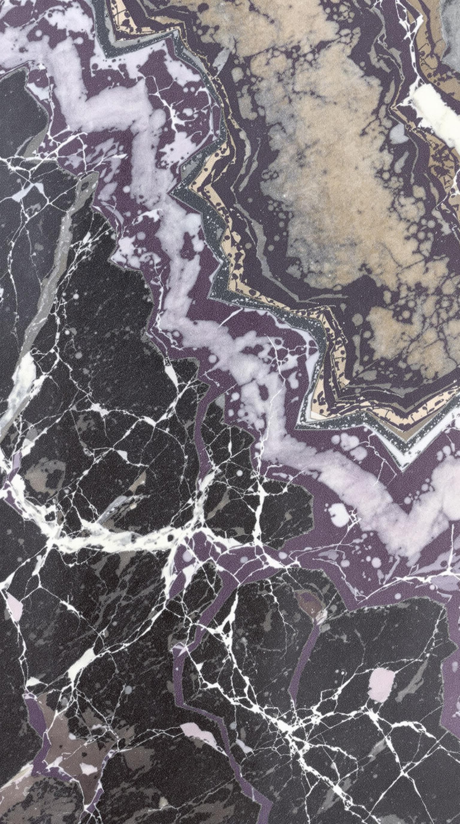 AI generated: 6. **Heller Marmor mit violetten Streifen und Löwenzahn-Designs eingraviert.**  


  


