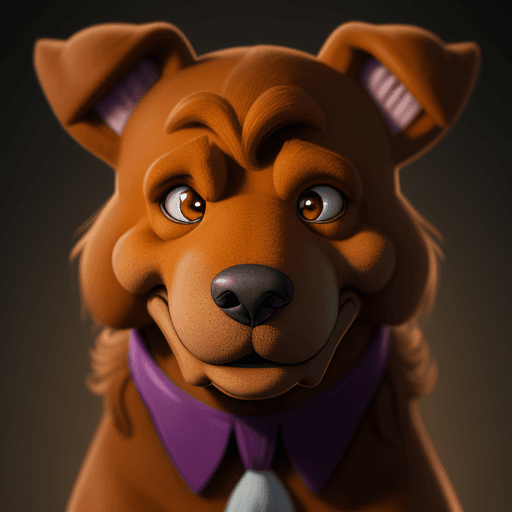 AI generated: scooby doo, portrait, dog, light brown hair, sharp focus, digital art, single subject, concept art, ...