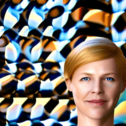AI generated: A hyperrealistic, high-definition photograph of a Swedish woman with short blonde hair and blue eyes...