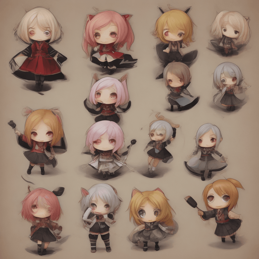 AI generated: chibi