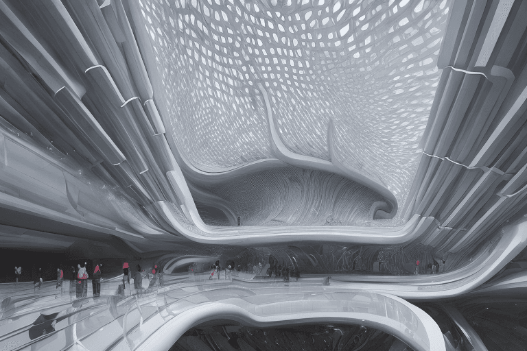 AI generated: extremely detailed ornate stunning sophisticated beautiful elegant futuristic museum exterior by Zah...
