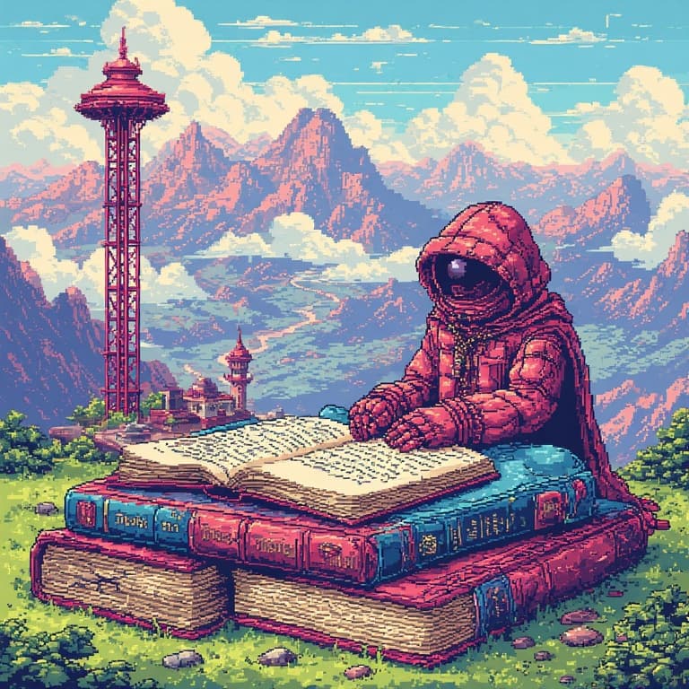AI generated: As If Anyone Here Reads Real Books., best pixel art, neo-geo graphical style, retro nostalgic master...