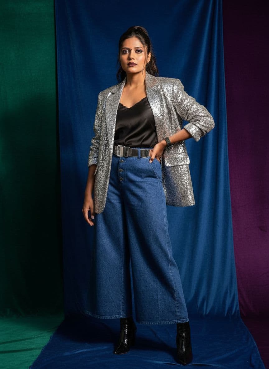AI generated: Fashion editorial photograph, woman, shot on a Canon EOS 5D Mark IV --chaos 75 --ar 1:2 --sref 41921...