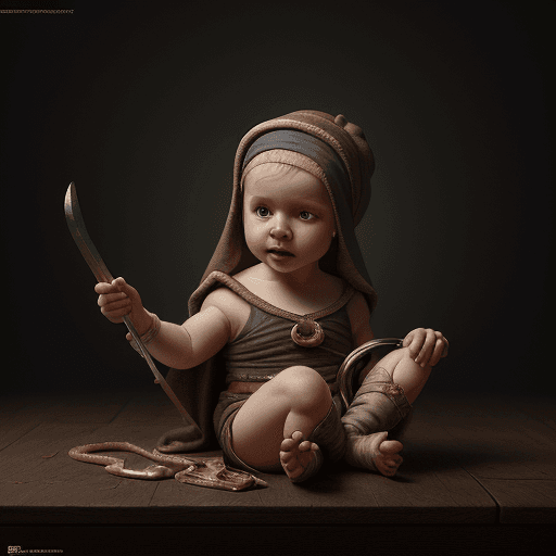 AI generated: Elektra, adorable baby, render, rembrandt, cgsociety, artstation trending, highly detailed, fantasy,...