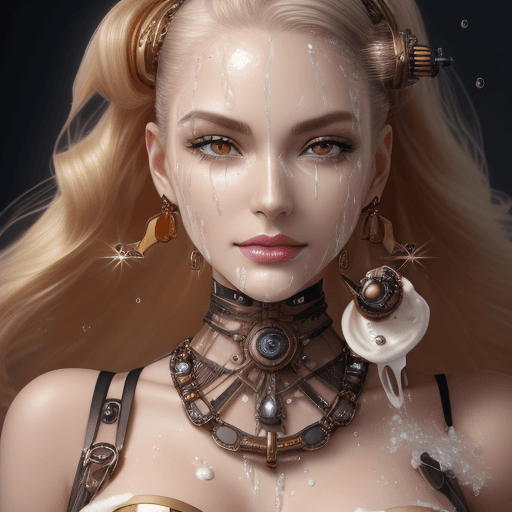 AI generated: Face serum, cosmetics, face cream, highly detalied, steampunk, oktane render, studio lighting, face ...
