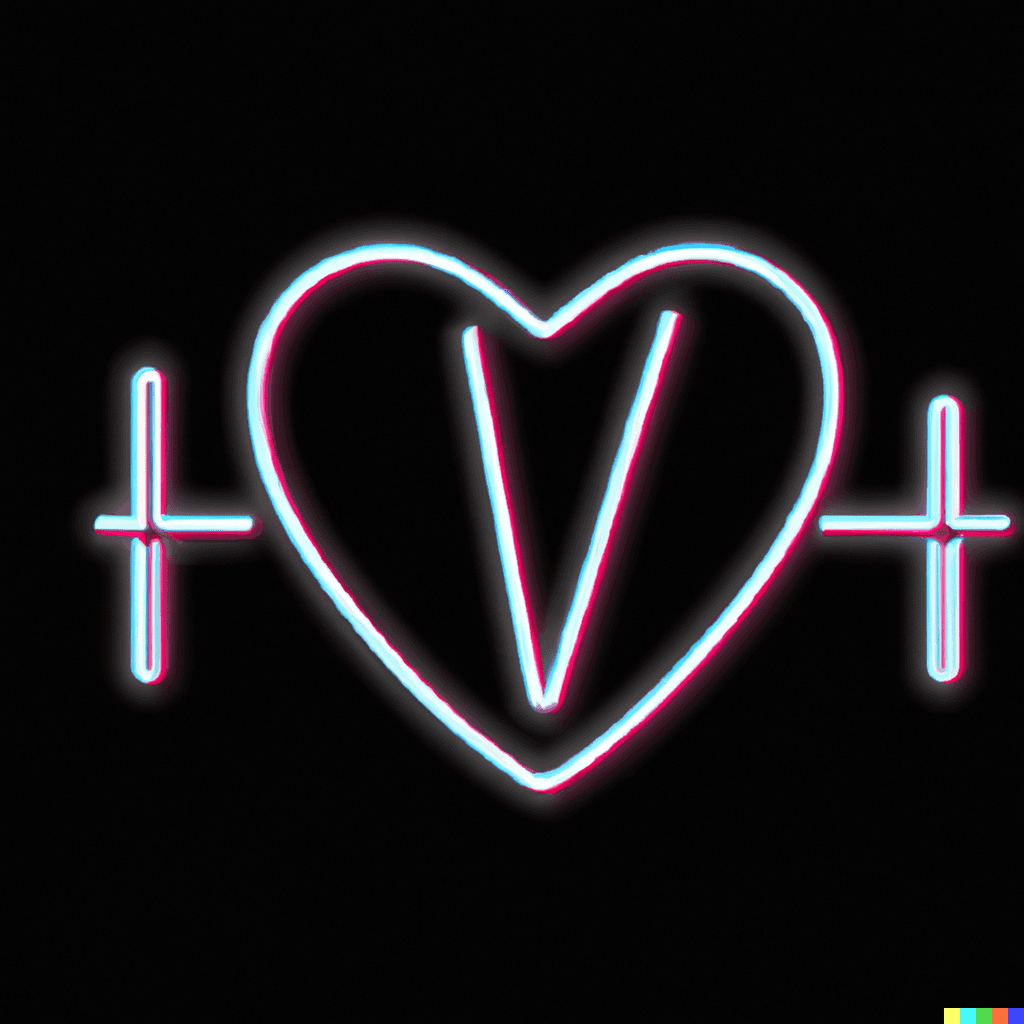 AI generated: Neon Styled Minimalist Pictogram Logo