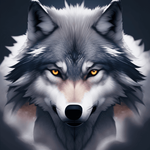 AI generated: wolf