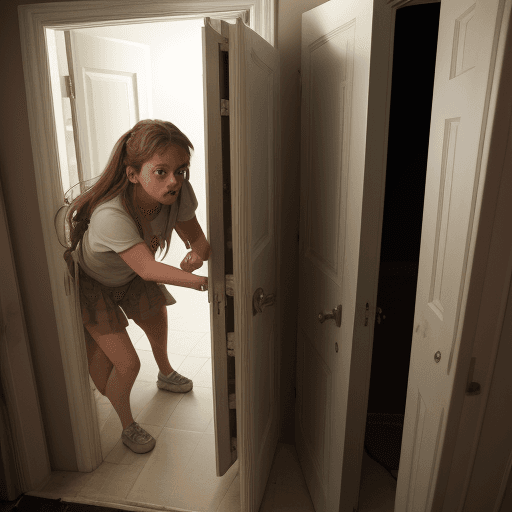 AI generated: When I found out, her parents arrived, locked the door so as not to be found, and locked in the clos...