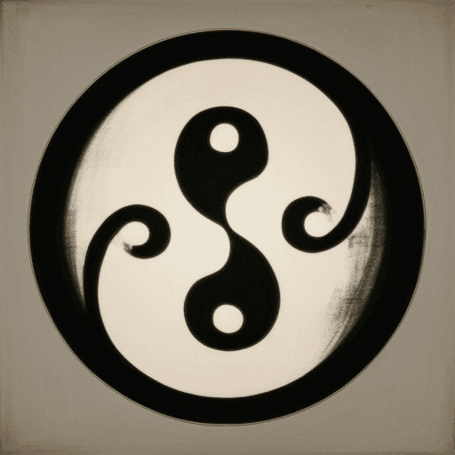 AI generated: yin yang symbol made of smoke, style of hilma of klint --ar 9:16 --s 20000
