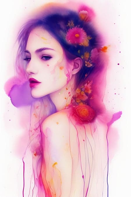 Drippy Watercolor - Image 2