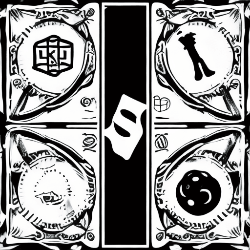 AI generated: alchemist, (simple background,white background,logo:1.3), (black and white, monotone, icon, favicon:...
