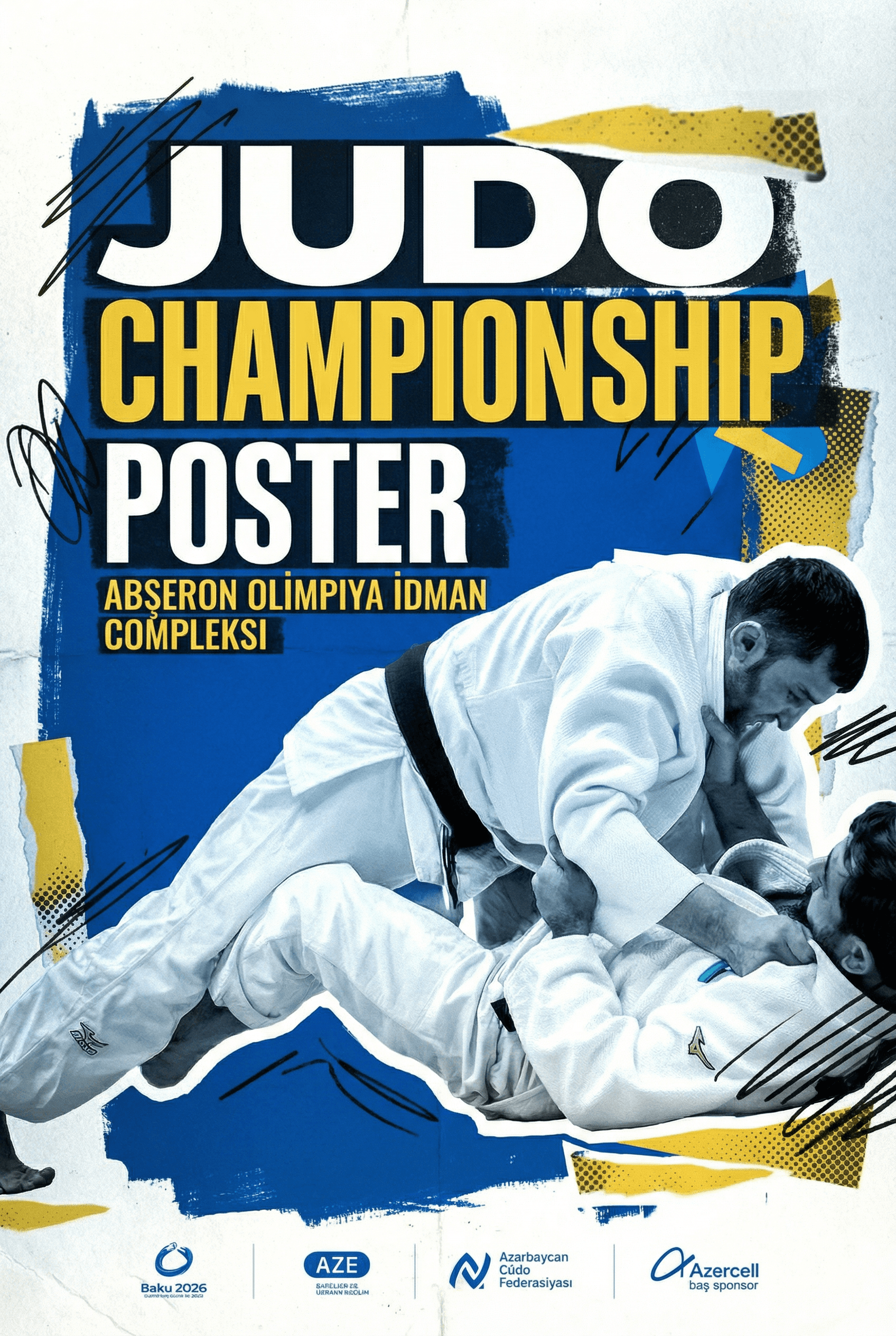AI generated: judo championship poster