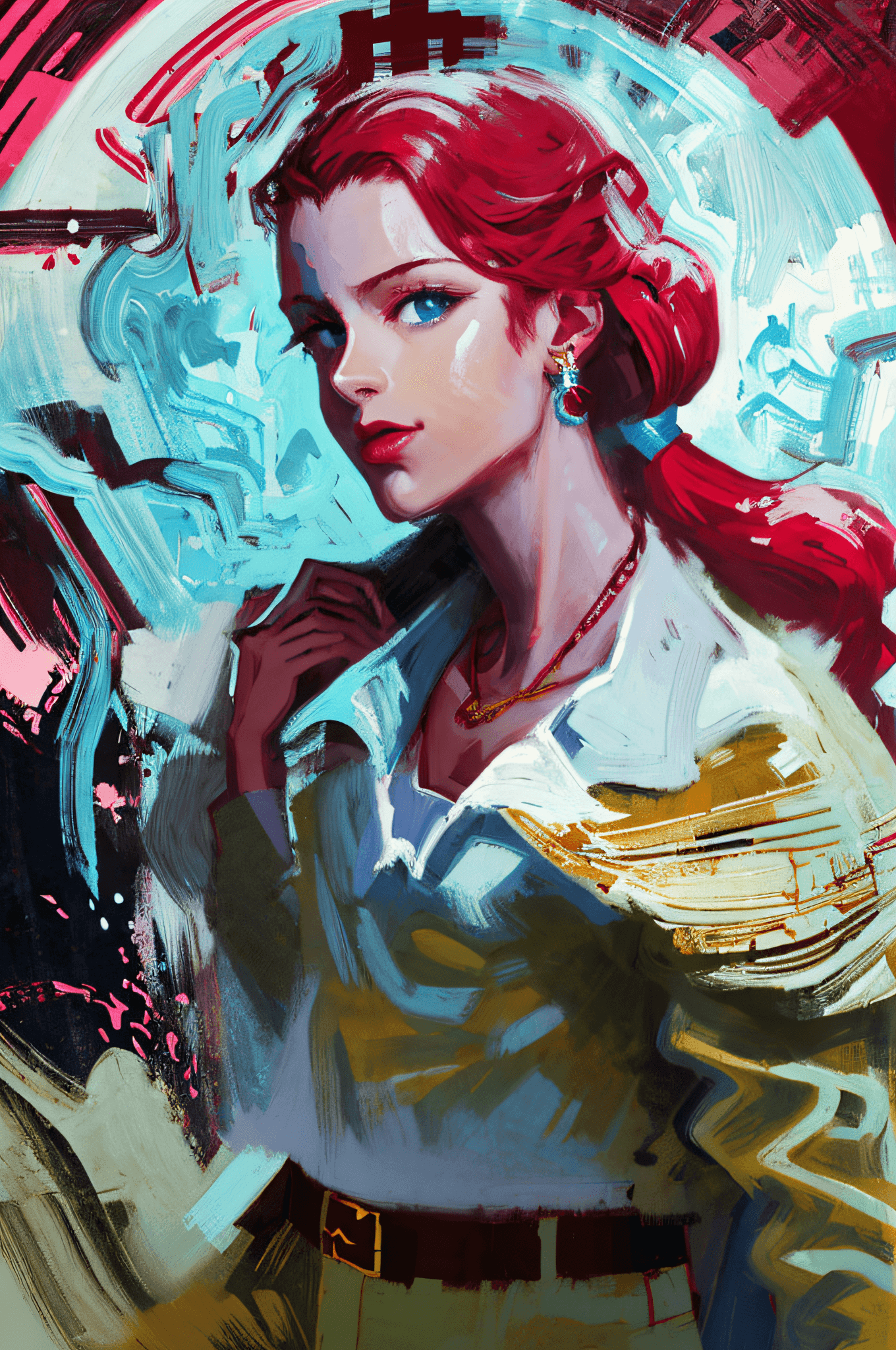 AI generated: Anime style, art by artgerm, sailor moon style, manga, (masterpiece, best quality, ultra-detailed, h...