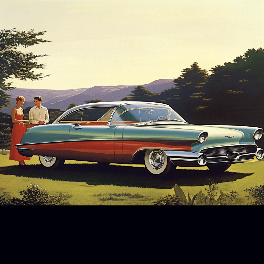 AI generated: concept car 1958