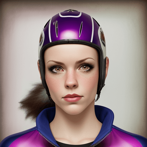 AI generated: roller derby woman, realistic, hight detail