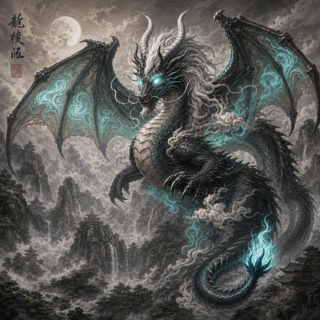 AI generated: Take out the turtle Dragon at the bottom 