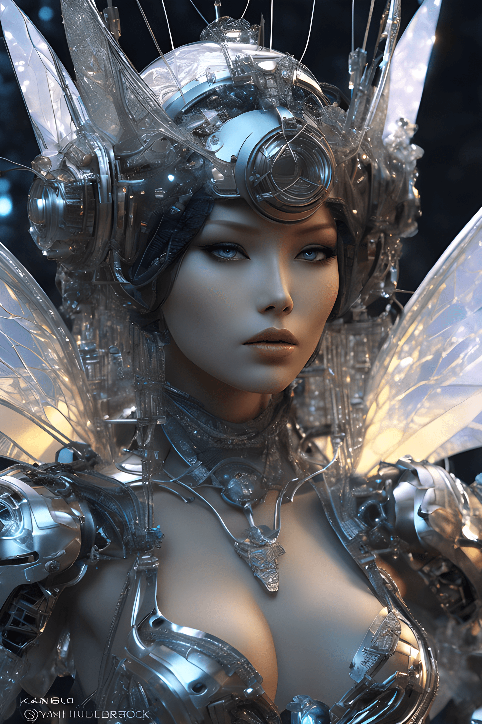 AI generated: pltn style, pltn style, closeup a lovely  crystal  embellished   very erotic  fairy beautiful body,,...