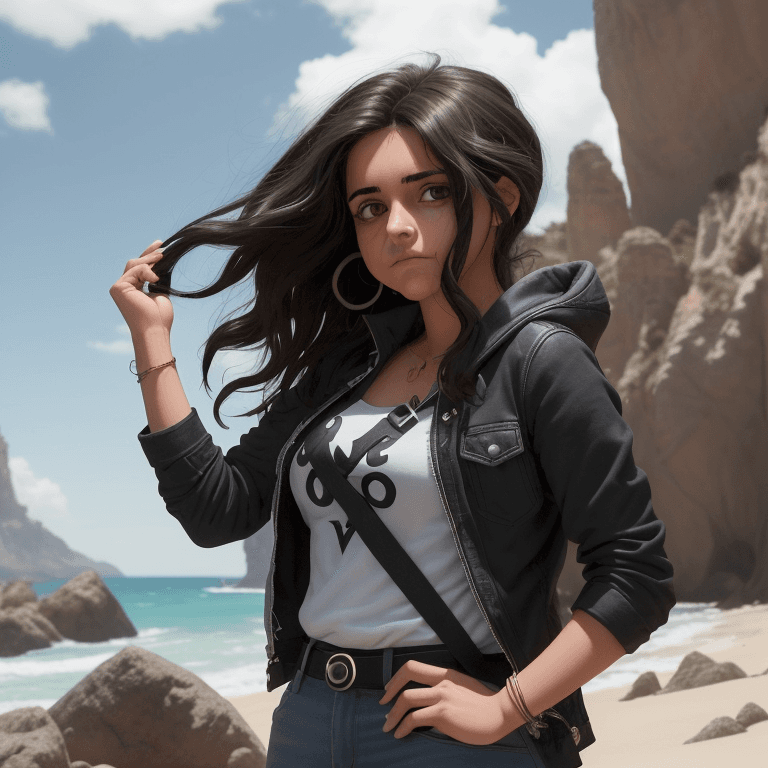 AI generated: Creame un solo personaje con estas cualidades

Una mujer joven, de alrededor de 25 años, con una p...