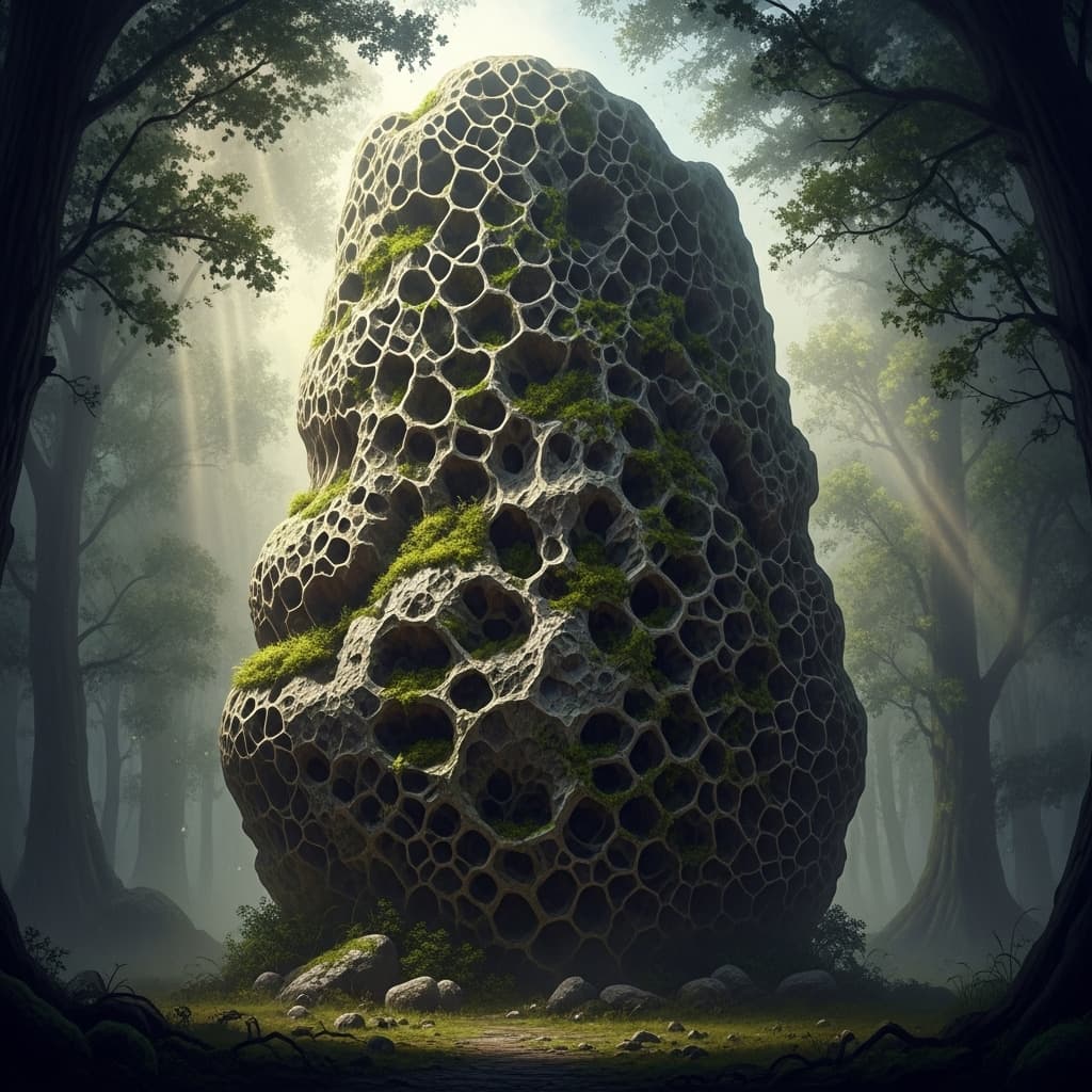 AI generated: a monolith