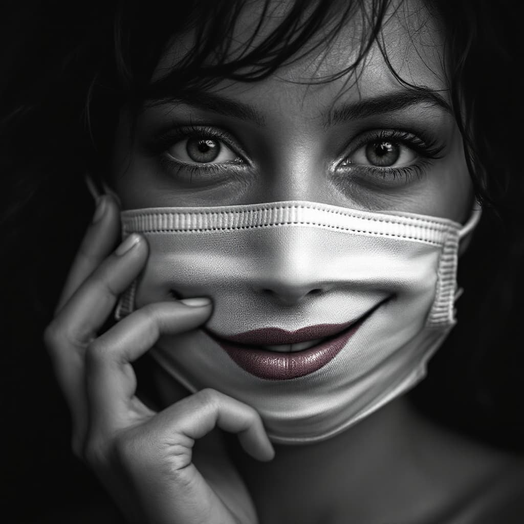 AI generated: A woman with crying eyes , and this women hold a ball gove facemask in her right hand little far bef...