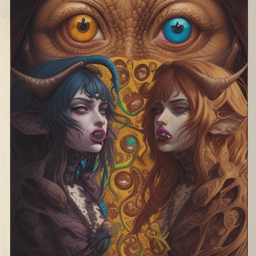 AI generated: (Text:"UNCUT"text)++++++, Comic Book Vibrancy, Forced Perspectives, Street art, (Pre-Raphaelite Beau...