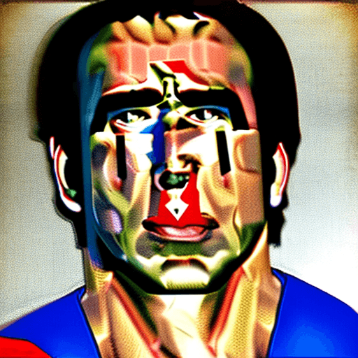 AI generated: nicolas cage as superman