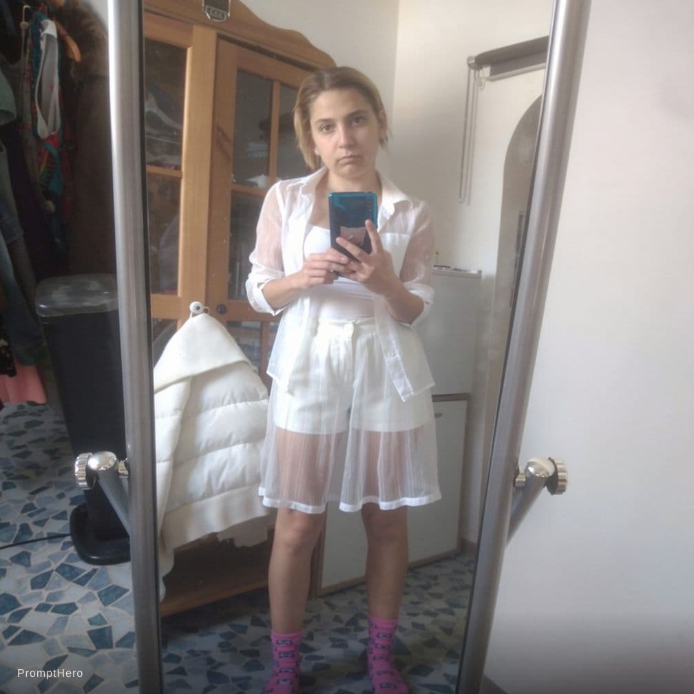AI generated: Transparent Clothes See Through
