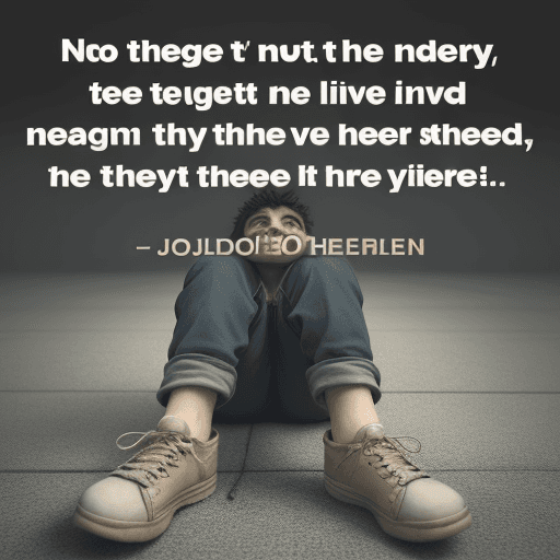 AI generated:  No one should judge what I've done with my life, not unless they've been in my shoes every horrible...