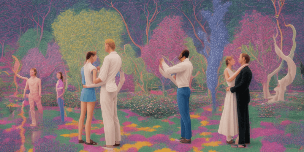 AI generated: 
As their eyes locked, a rush of warmth enveloped their hearts, and in that moment, the world seemed...