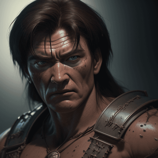 AI generated: masterpiece, conan, cinematic, hyper realism, high detail, octane render, 8k
