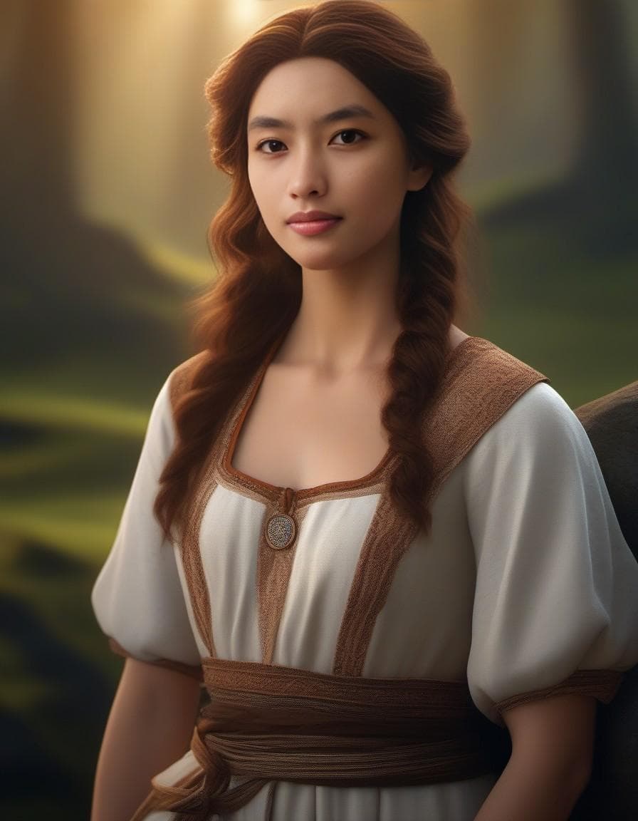 AI generated: modelshoot style, (extremely detailed CG unity 8k wallpaper), full shot body photo of the most beaut...
