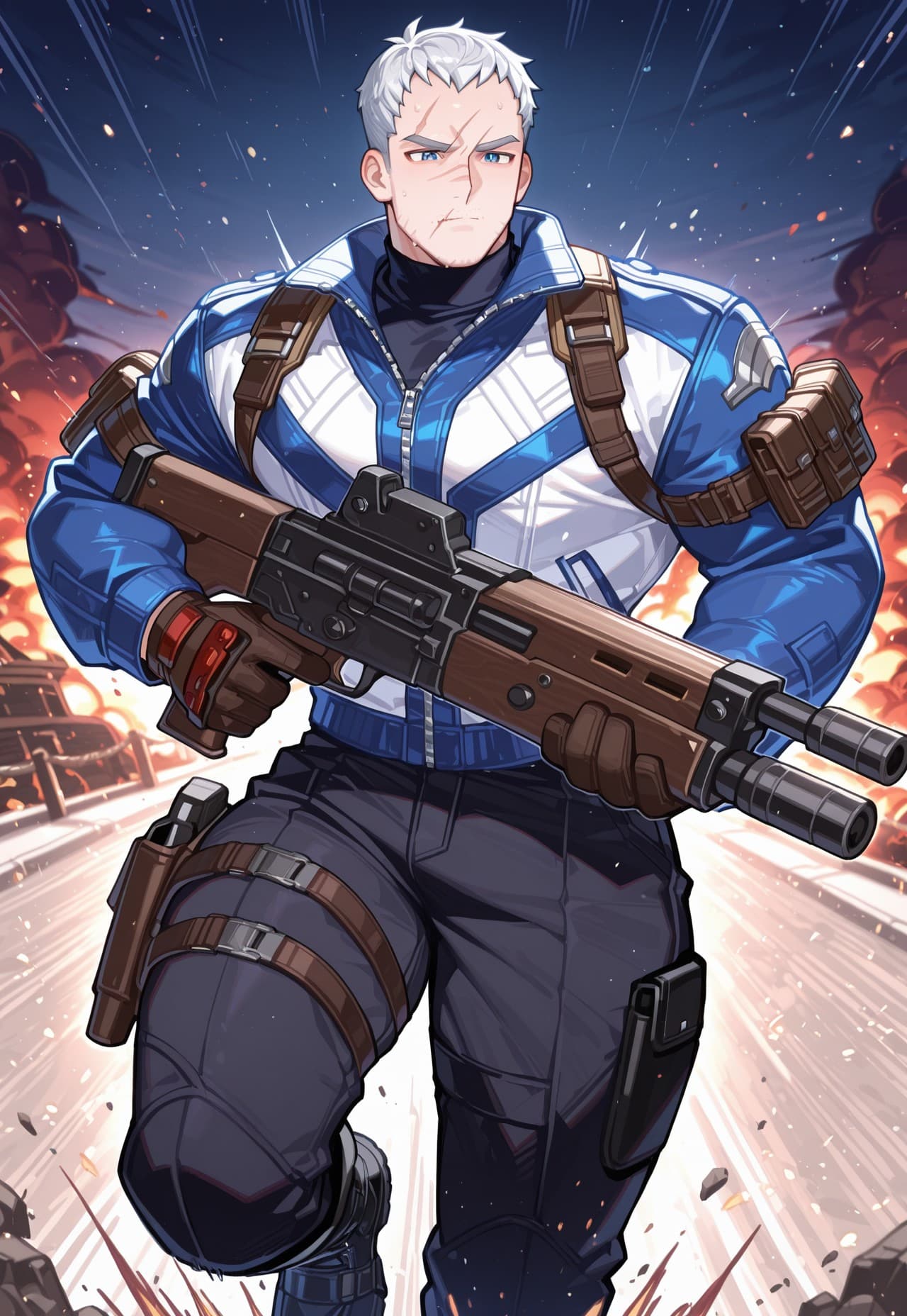 Soldier: 76 / Jack Morrison (Multiples outfits in versions below) from Overwatch (Illustrious XL)