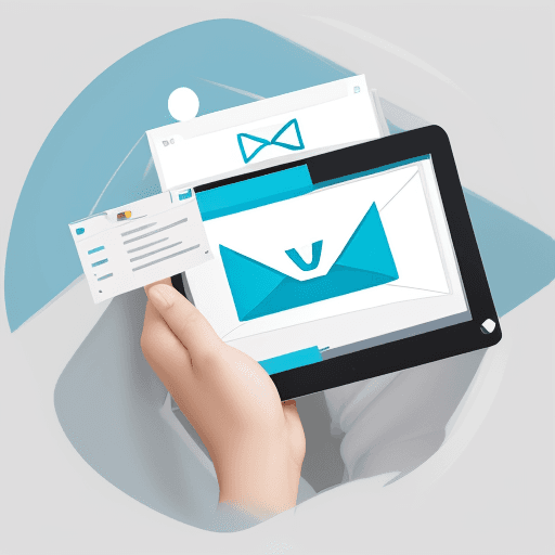 AI generated: Create an eye-catching image that represents the power and effectiveness of Aweber’s email marketing...