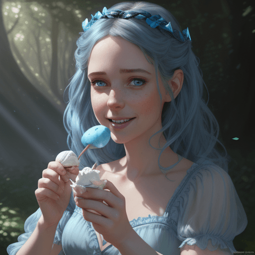 AI generated: Blue eyes, beautiful fairies | | realistic shaded, pleasant face, fine details, realistic shaded lig...