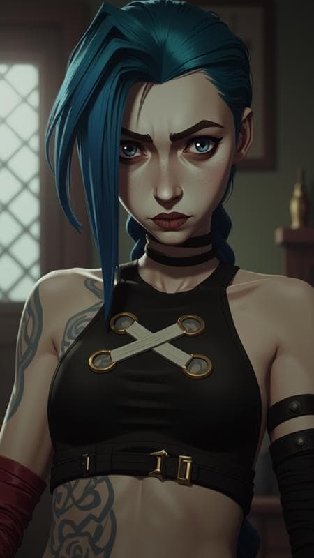 Jinx - Arcane (League of Legends) FLUX LoRA