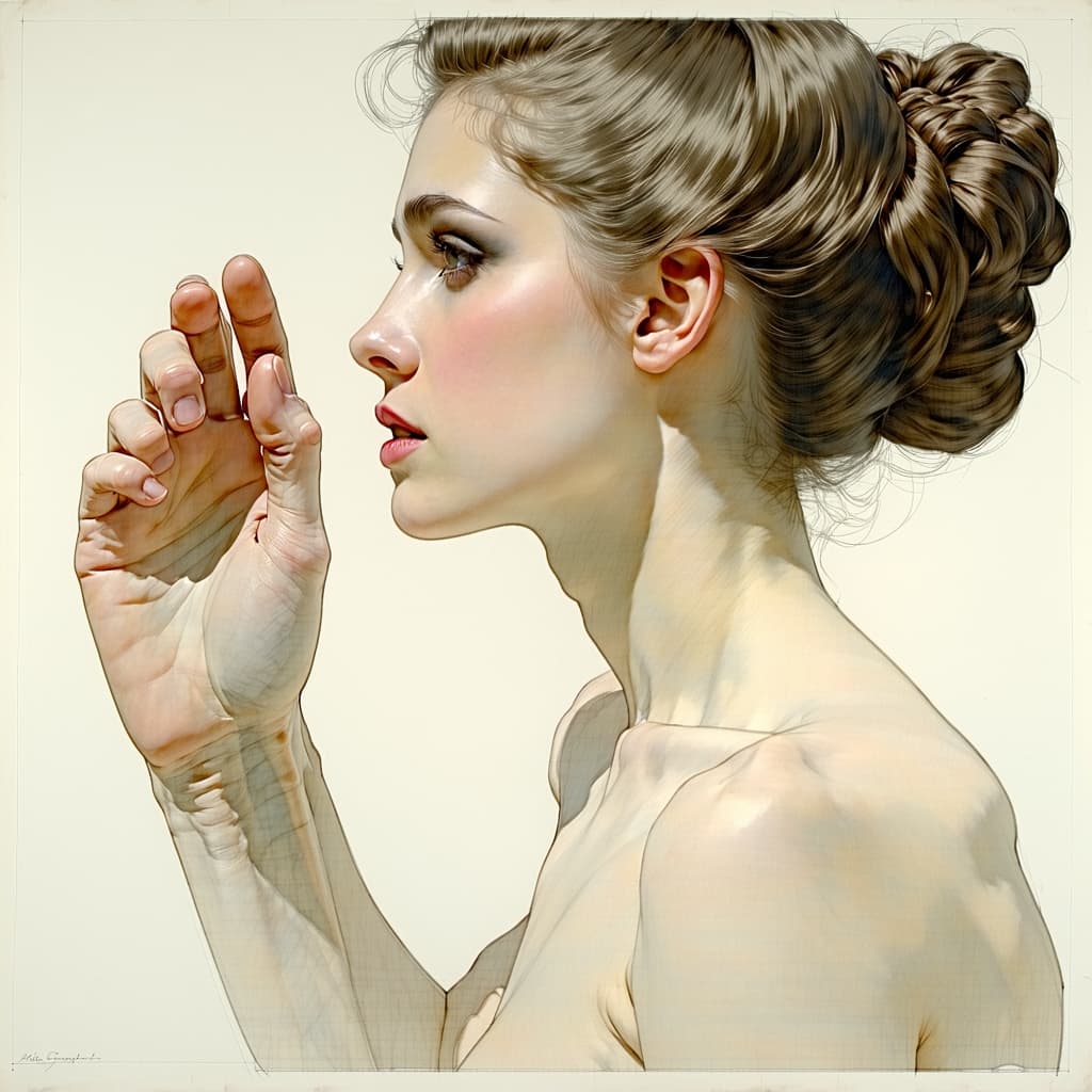 AI generated: inspired by the techniques of (((Joseph Christian Leyendecker))), featuring (bold brushwork) illustr...
