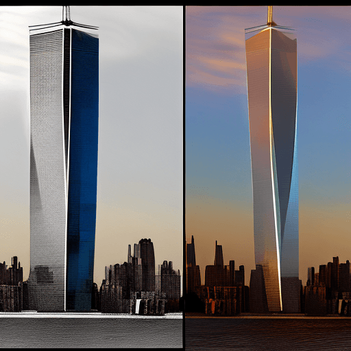 AI generated: Generate an image of the Freedom Tower