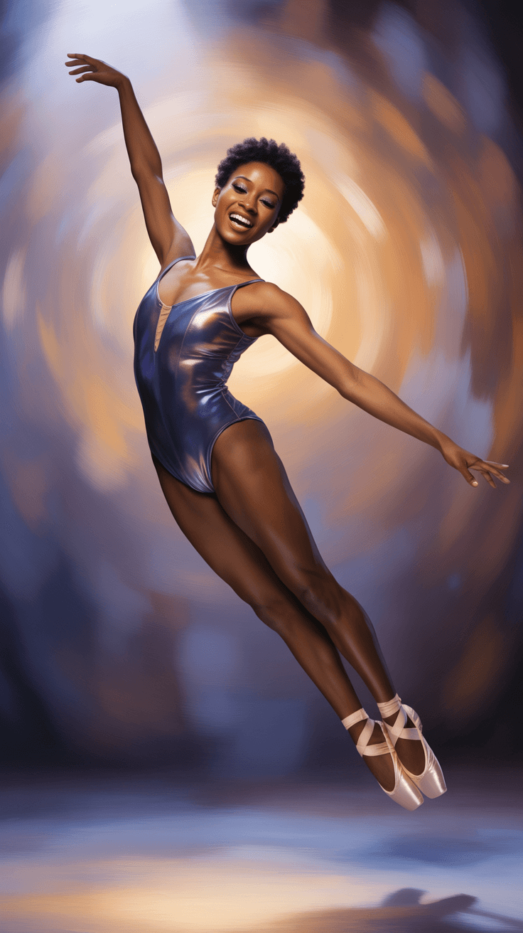 AI generated: black-female-ballerina-trending-on-artstation-sharp-focus-smile-intricate-details-highly-4k-by-89521...